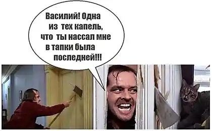 Месть за тапки