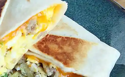 To-Go Breakfast Quesadillas. Завтрак на вынос Закуска