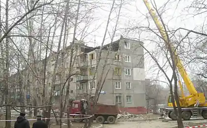 Взрыв газа в Хабаровске