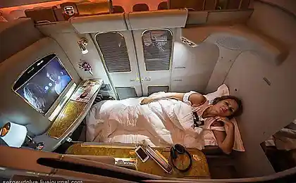 Полет первым классом авиакомпании Emirates...