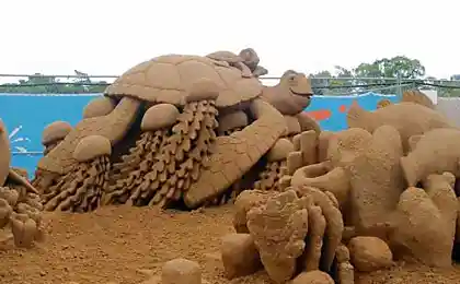 Великолепные постройки из песка