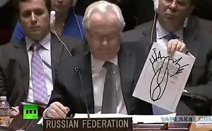 Чуркин показал аргумент Путина для войны