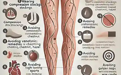 15 простых правил предотвращения варикоза