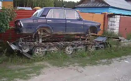 Интересный агрегат - снегоход что ли?