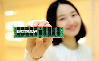 Samsung Electronics начинает серийное производство первой в отрасли 8-гигабитной DDR4 на основе 20-нм техпроцесса