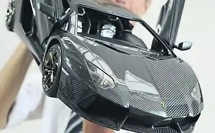 Lamborghini Aventador в масштабе 1:8