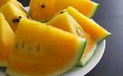 Существуют жёлтые арбузы