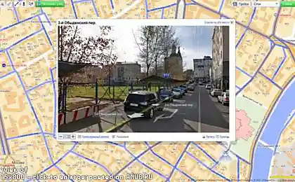 Панорама улиц Москвы от Яндекса