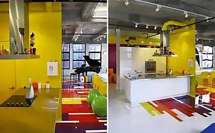 Loft Couleurs Prismatiques - multicolor loft en montreal