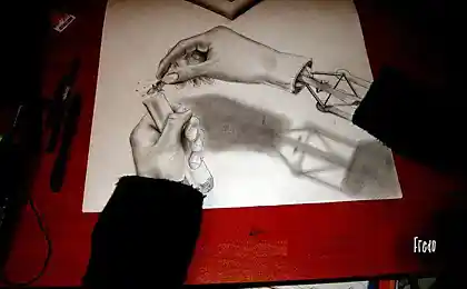 3D рисунки (16 фотографий)