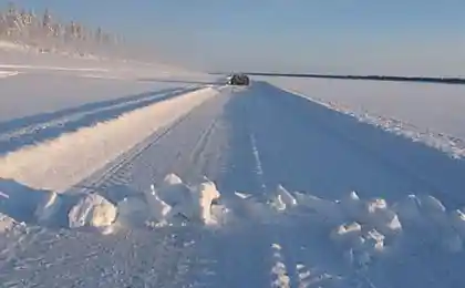 Зимой по снегу (5 фото) А вам слабо?