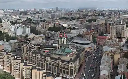 Киев с высоты птичьего полета