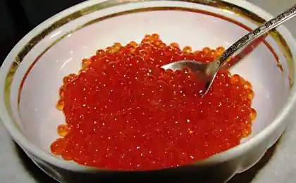 Икра красная и чёрная, вкусные картинки