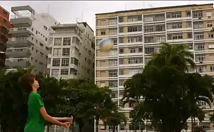 Falling building
