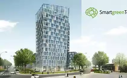 Smart Green Tower – многоэтажный экодом, питающий энергией соседние здания