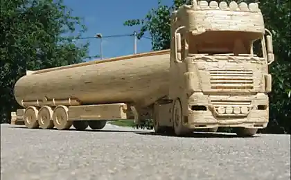 Модели техники из обычных спичек