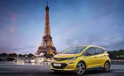 Электромобиль Opel Ampera-e предстал на Парижском автосалоне