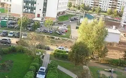 Необычная парковка