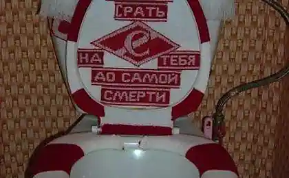 Фанатский унитаз