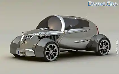 Citroen 2CV Concept очень необычный кар