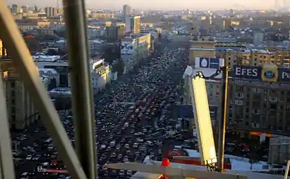 Пробки в Москве. (5 фотографий)