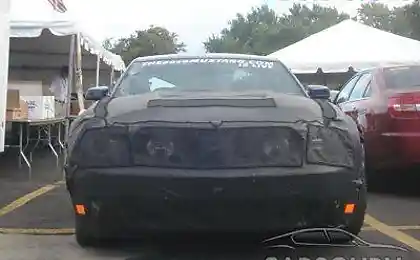 Шпионские фотографии Ford Mustang 2010 года