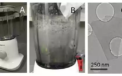Графен можно получать с помощью кухонного блендера и жидкости для мытья посуды