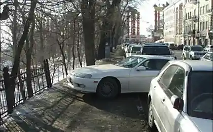 Парковка автомобилей несознательных граждан