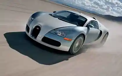 Bugatti Veyron - разгон до 100км/ч за 3 сек!