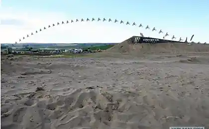 Мотоцикл стрибок - 120m