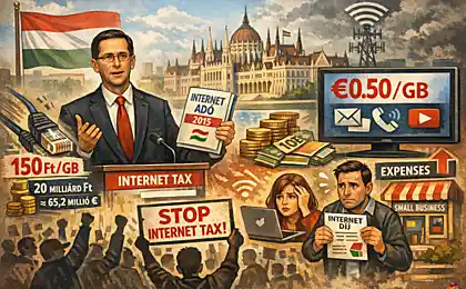 In Hungary, they are planning to introduce a tax on internet traffic