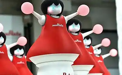 Los robots Murata han demostrado hermoso чирлидинг