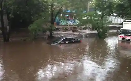 Пол часа назад в Киеве.