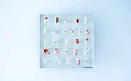 Loco la creatividad Такаюки ogawa, bajo la apariencia del alfabeto