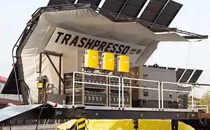 Портативный мусороперерабатывающий завод «Trashpresso»