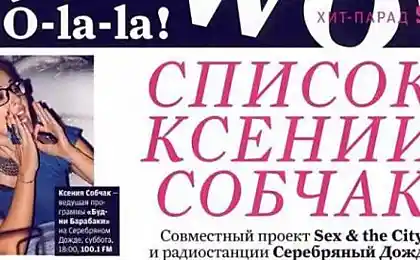 By Ksenia Sobchak, rating tasteless dressed celebrities (7 scans)