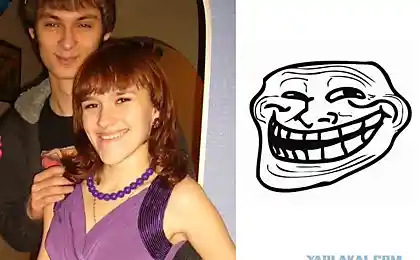 Девочка trollface