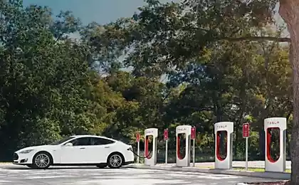 Использование станций Supercharger для владельцев электрокаров Tesla станет платным