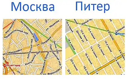 В чем разница между Москвой и Питером
