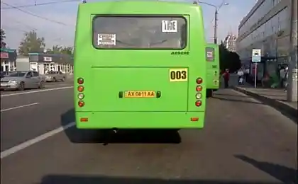 В харьковской маршрутке... (4 фото)