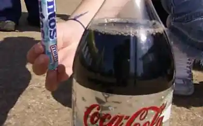 Mentos и Coca-Cola, не совместимы (7 фото)