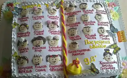 Торт на последний звонок