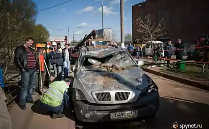 Взрыв газопровода в Москве (37 фото)