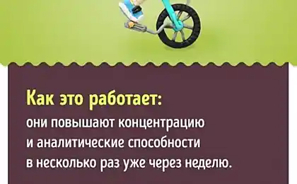 15 перевірених способів поліпшити роботу мозку
