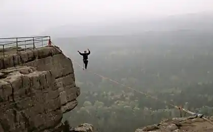Faith Dickie - рекордний тримач для екстремального Highline