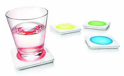 Led de posavasos de Philips Lumiware Coasters