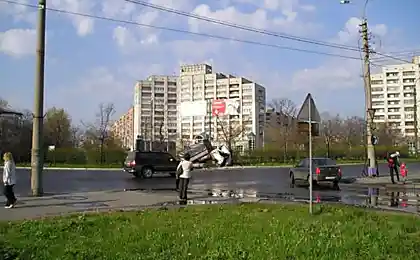 Еще одна московская авария (5 фото)