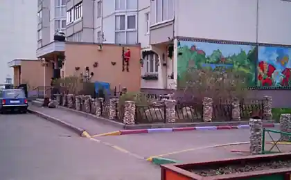 Креатив среди панелей. 9 фоток.