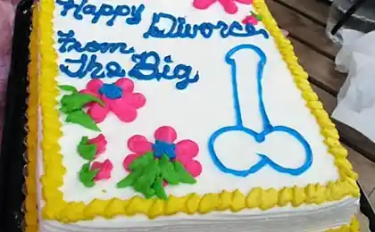 Cakes on the subject of divorce