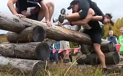 Бег с женою на плечах